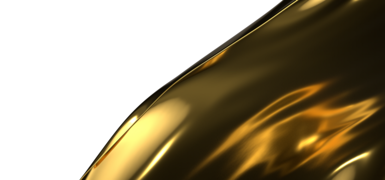 3D render of Gold Cloth abstract background