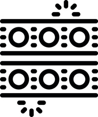 Server rack with blinking lights showing data processing activity, suitable for technology and computing concepts