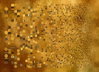 Abstract Geometrical Background. Pattern with random geometric shapes.