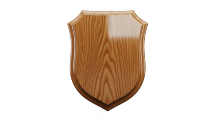 Wooden shield illustration a detailed image of a brown shield with a white rectangular area transparent background white background white background