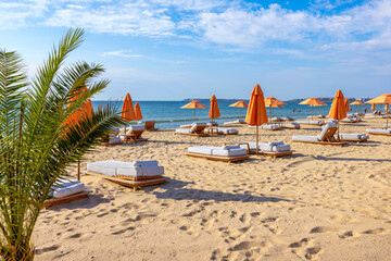 Sea shore. Sunny Beach, Bulgaria
