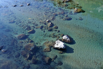 秋の清流土居川　（高知県　仁淀川町）