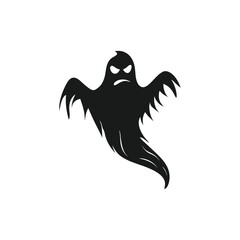 Spoky silhouette, black hallowen spoky silhouette