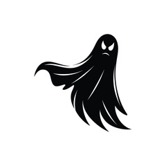 Spoky silhouette, black hallowen spoky silhouette