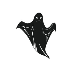 Spoky silhouette, black hallowen spoky silhouette