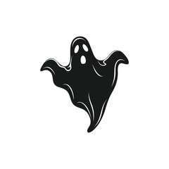 Spoky silhouette, black hallowen spoky silhouette