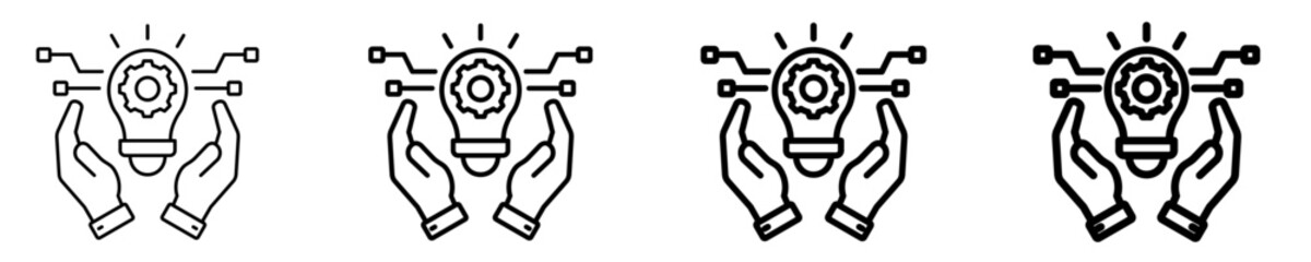 Future Tech  Icon Set Different Style Collection