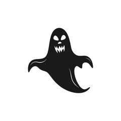 Spoky silhouette, black hallowen spoky silhouette