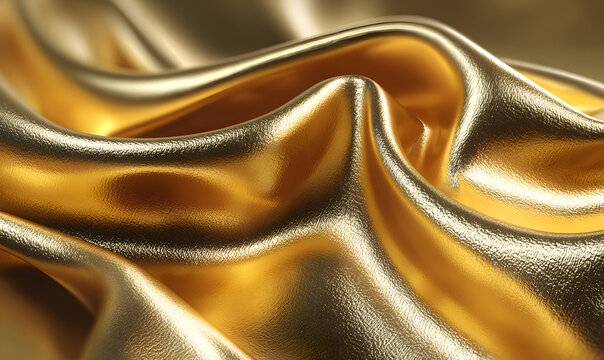Gold foil background golden metal holographic