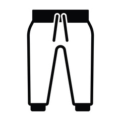 Track Pants Vector icon which can easily modify or edit