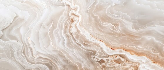 High-resolution beige marble texture featuring natural wavy crystal veins and mineral layers, perfect for backgrounds or interior design concepts.