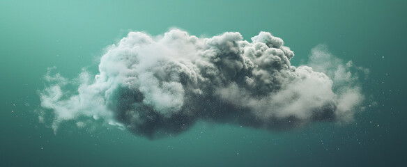 a cloud of smoke is floating in the air