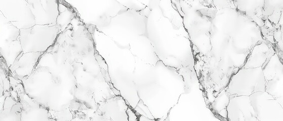 Obraz premium Elegant white marble surface featuring smooth texture and subtle gray veins, ideal for backgrounds, interiors, and luxury design themes.