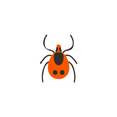 A_Simple_flat_2D_icon_of_a_tick_insect_isolated