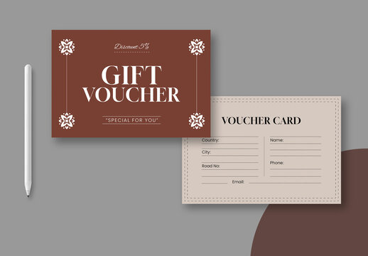 Gift Voucher Layout