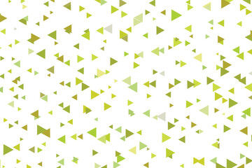 Polygonal green mosaic background. Abstract low poly vector illustration. Triangular pattern, copy space. Template geometric business design with triangle for poster, banner, card, flyer.