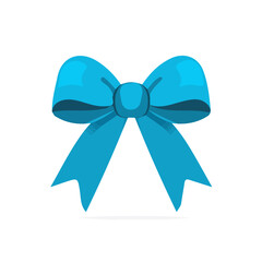 Simple_flat_2D_icon_decorative_gift_bow_isolated_Christmas set collection