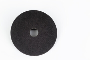 Cutting wheel 125 mm for cutting  stainless stell for angle grinder on white background