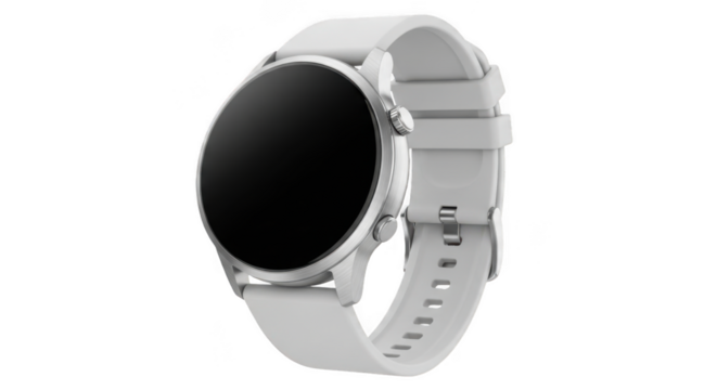 Smartwatch isolated on transparent background
