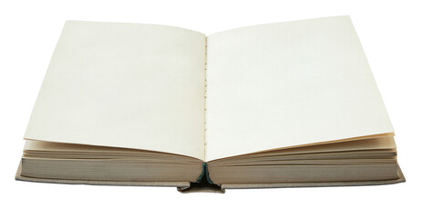 Blank Pages in an Open Book