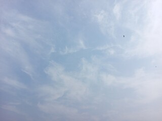 Morning view of the sky.