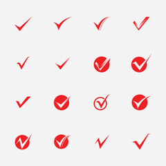 Checkmark vector template logo