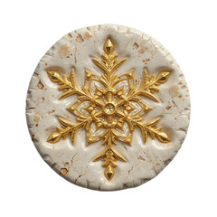 Luxury Gold Snowflake Ornament