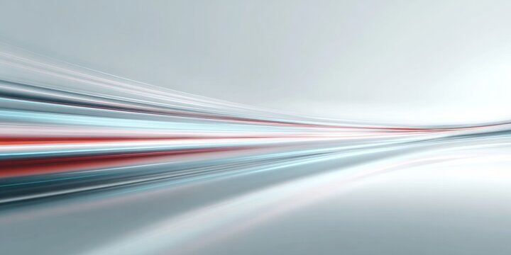 Abstract streaks of light curve dynamically across a bright, minimalist background.
