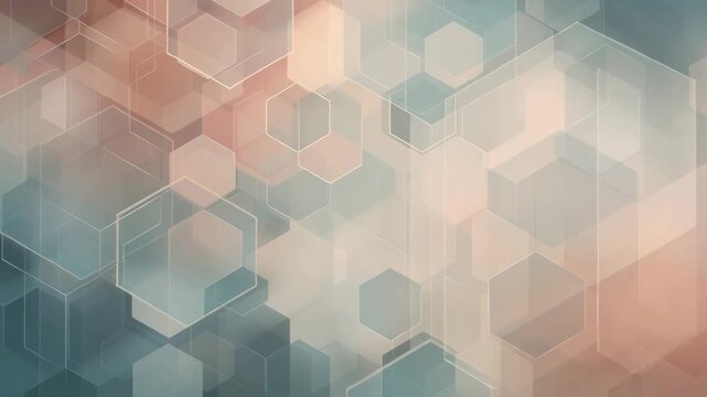 hexagonal Faded shapes