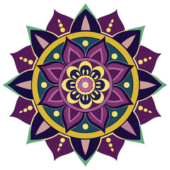 Colorful Mandala Ornament,Decorative Floral Pattern Vector,Mandala vector,Mandala design,Mandala concept,Mandala cartoon, Mandala icon, Mandala art,Mandala topics,Mandala doodle,