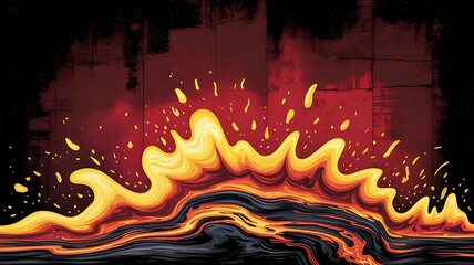 abstract fire background