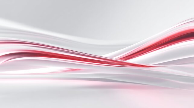 Fluid dynamic abstract lines showcase vibrant color accents against a light background