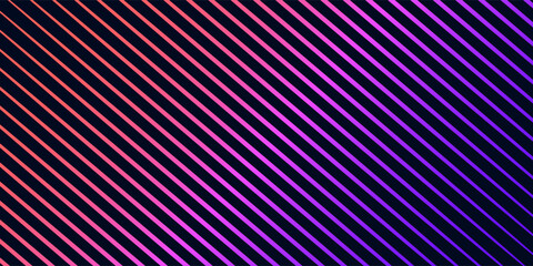 Vector 80s Retro Style Striped Shape. Minimalism Art Illustration