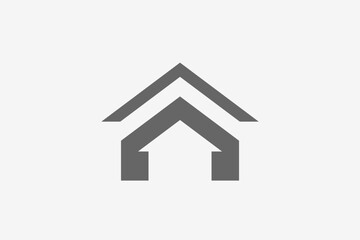 Fototapeta premium home music headphone arrow logo