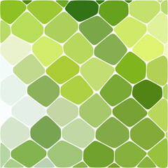 Fototapeta premium Green background in polygonal style. Mosaic. Pebbles. Vector background. eps 10