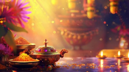 A table decorated with bowls of food and candles, ideal for a dinner party or special occasion