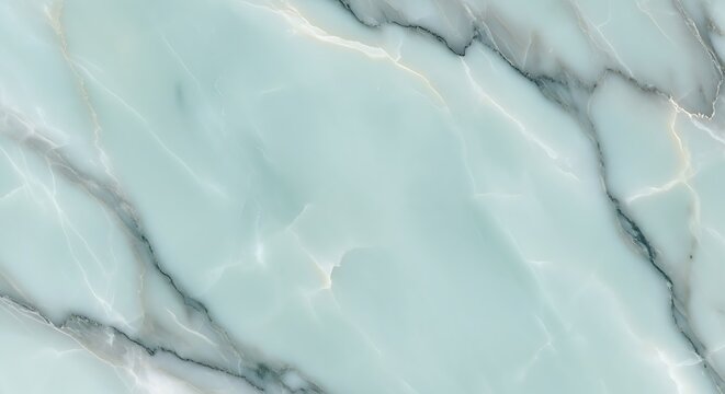 Abstract light blue marble texture with veins for background