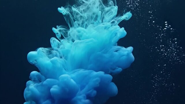 Water Ripples Ink Trail with abstract ink plume underwater effect Ink in Water style featuring ink, water, motion, abstract, cinematic 4k animated overlay, seamless loop stock footage background