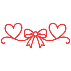 Coquette Valentine Frame Border PNG