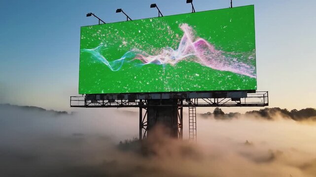 Outdoor soft rolling fog layer scene 4 with soft rolling fog layer effect outdoor style featuring cinematic, 4k, stock footage,