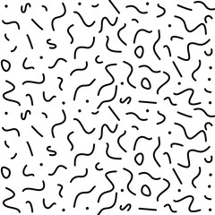 hand drawn abstract scribble pattern background in minimal style