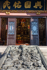 buddhist temple door