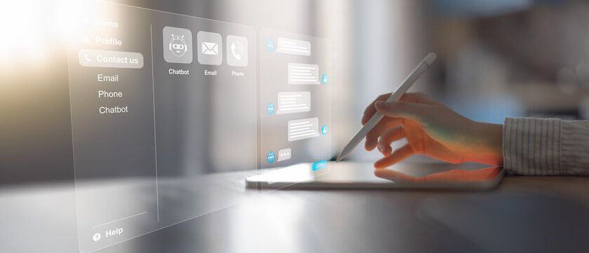 Customer Support and Communication with AI Chatbots and Virtual Assistants on Mobile Devices.