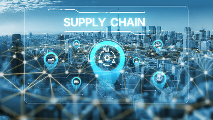 Supply chain processes with data-driven logistics, transportation, and distribution. enhances...