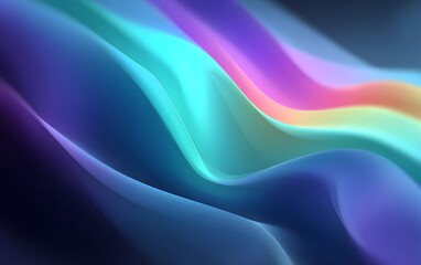 Abstract fluid gradient background with soft colors blending. 
