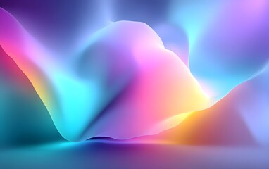 Abstract fluid gradient background with soft colors blending. 