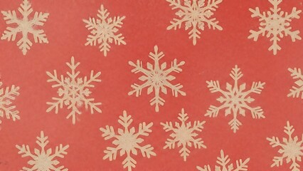 seamless pattern with red flowers