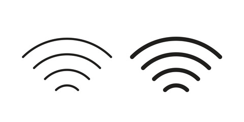 Signal icon silhouette abstract design. vector clipart designs