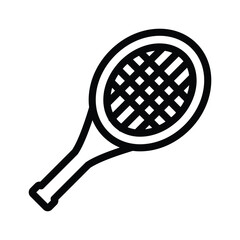 Tennis bat icon
