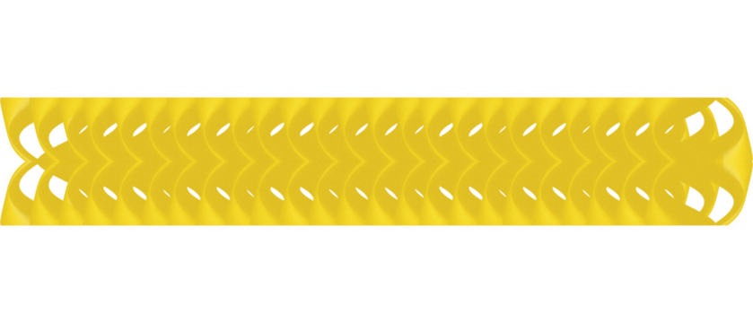 This image features a golden abstract symmetric wave pattern on a black background. The design appears fluid and dynamic, with mirrored curves and ribbon-like shapes forming a continuous ornamental 